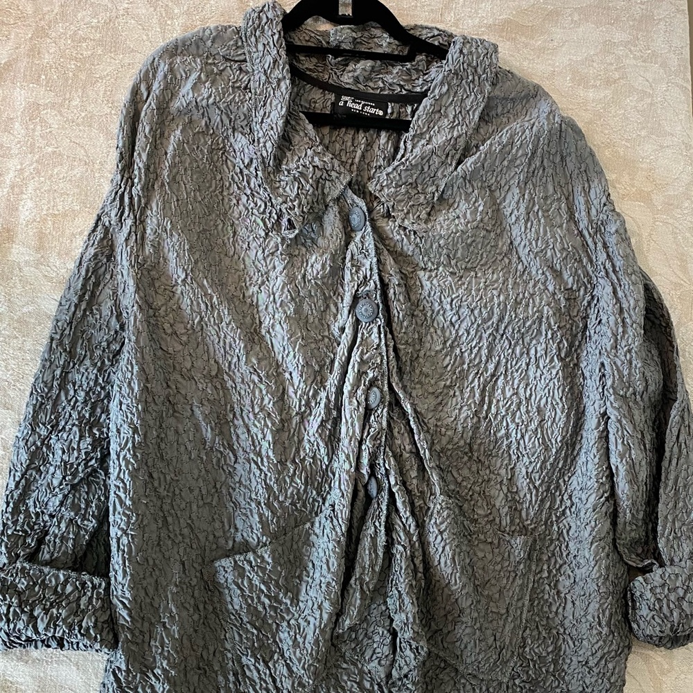 A Head Start Jacket Artsy Lagenlook